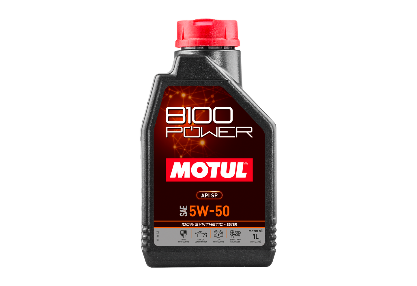 MOTUL 8100 POWER 5W-50 FULL SYNTHETIC (1L)